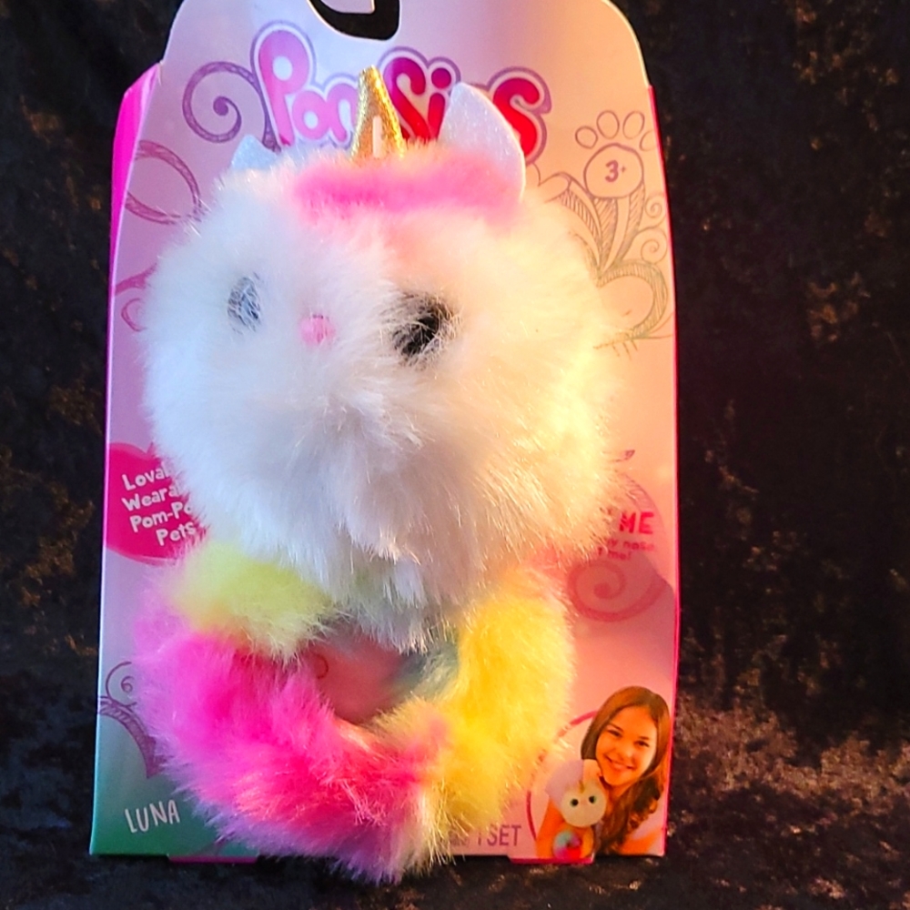 🆕️ Pomsies "Luna" Interactive Pom-Pom Pet Cat